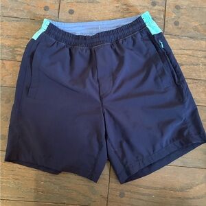 BIRDDOGS MENS SHORTS SIZE SMALL COMFY CASUAL IN NAVY BLUE AND LIGHT BLUE